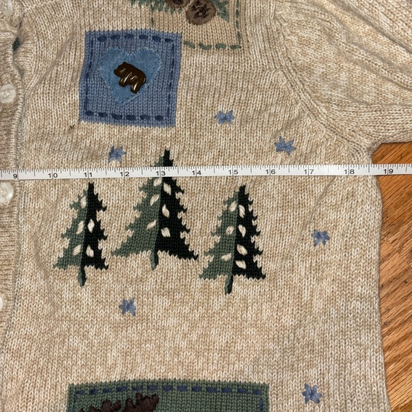 1990s vintage Christopher and Banks patchwork sweater size small rare sweater - Picture 5 of 10